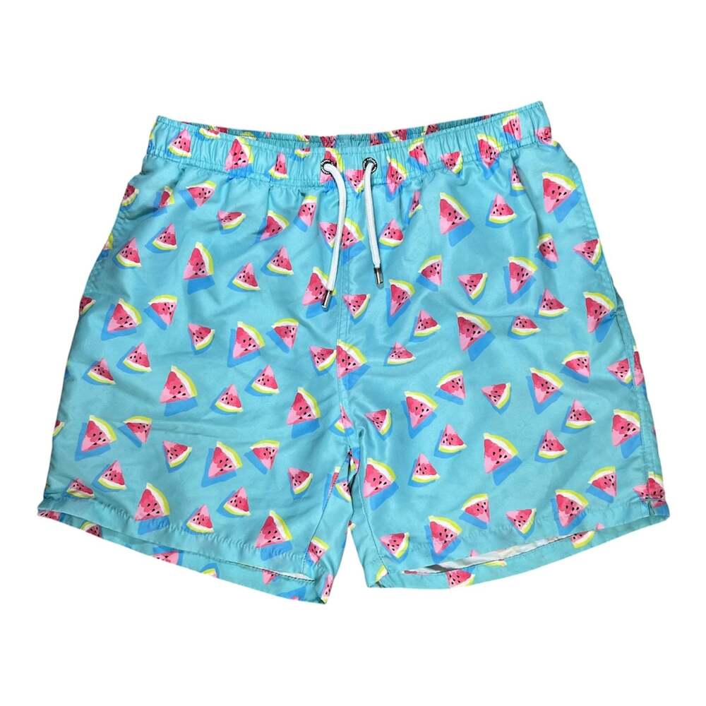 Franks Australia Melon Sky Watermelon Print Swim Shorts-L